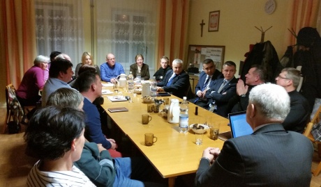 Spotkanie RO Komorowice Kr. z radnymi