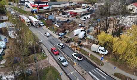 skrzyżowanie złocista - katowicka
