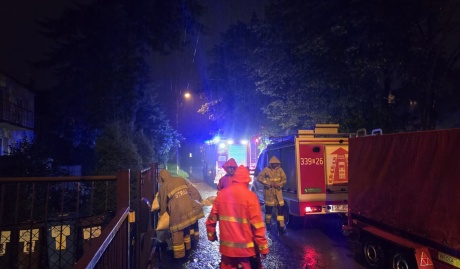 działania OSP Komorowice Krakowskie